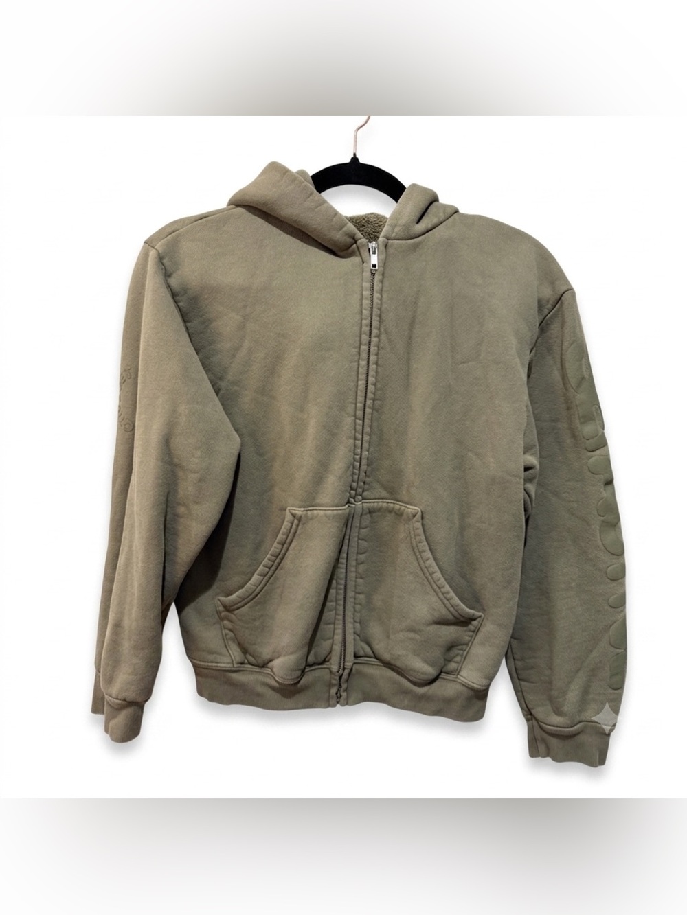 SET Active Olive Green Full-Zip Hooded Sweatshirt